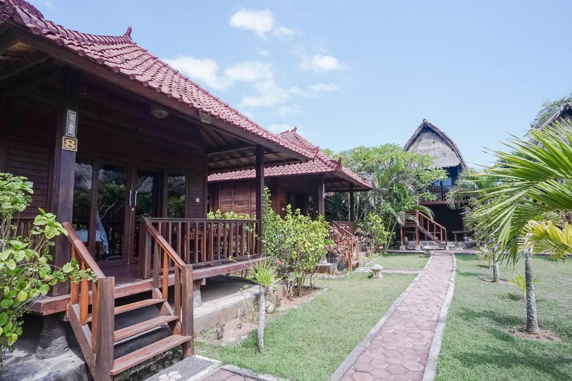 Abian Huts Dream Beach Lembongan Eksteriør billede