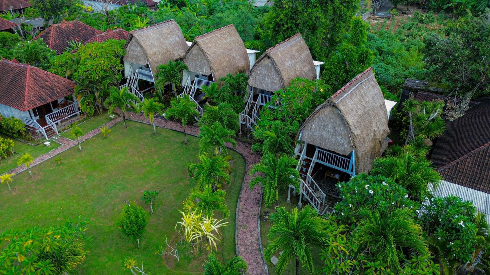 Abian Huts Dream Beach Lembongan Eksteriør billede